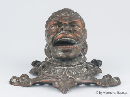 TINTENFASS INKWELL AFRIKANISCHER MANN
