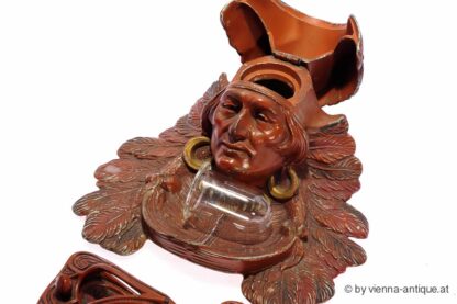 TINTENFASS SCHREIBTISCHGARNITUR INDIANER – Bild 4