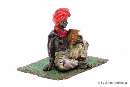 VIENNA BRONZE SITZENDER ARABER – Bild 2