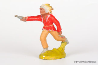 TIPPLE TOPPLE INDIANER MIT PISTOLE LAUFEND