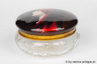 Glasdose mit Deckel Motiv Fabiola von Jacques Henner