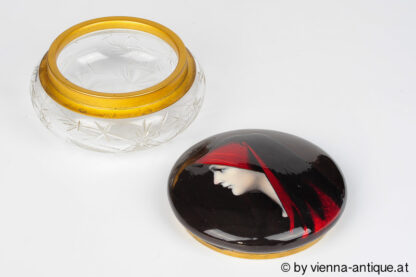 Glasdose mit Deckel Motiv Fabiola von Jacques Henner – Bild 5