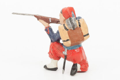 Lineol Soldat WW1 knieend schiessend – Bild 2