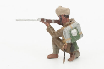 Lineol Soldat WW1 knieend schiessend – Bild 2
