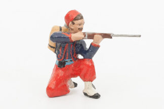 Lineol Soldat WW1 knieend schiessend