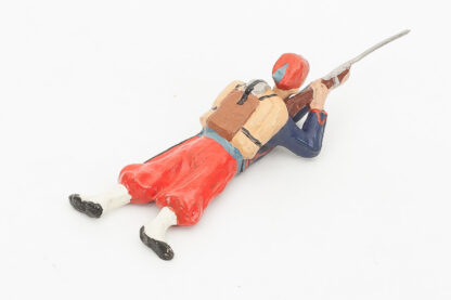 Lineol Soldat WW1 liegend schiessend – Bild 3