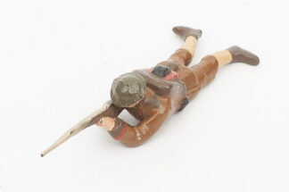 Lineol Soldat WW1 liegend schiessend
