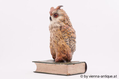 Bermann Bronze Eule mit Buch – Bild 2