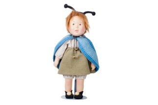 Christa Mann Puppe Blaukäfer