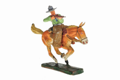 ELASTOLIN Cowboy zu Pferd schiessend – Bild 3