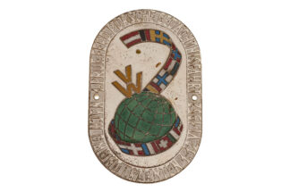 Plakette Badge 1. Prof. Ferdinand Porsche Gedächtnisfahrt nach Gmünd Kärnten 1952