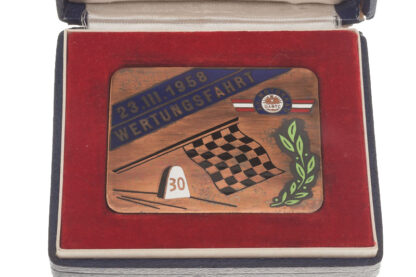 Plakette Badge Z.V. Motorrad ÖAMTC Wertungsfahrt 23.3.1958 – Bild 3