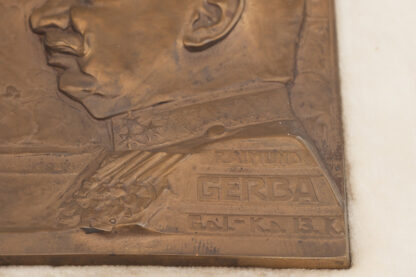 Bronzeplakette Raimund Gerba, General der Infanterie – Bild 4