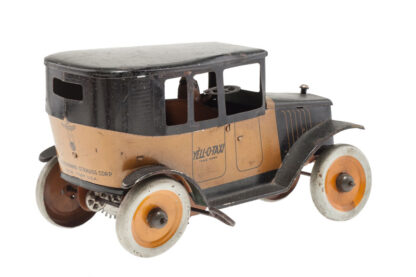 Ferdinand Strauss Yell-O-Taxi Tin Toy Car – Bild 3
