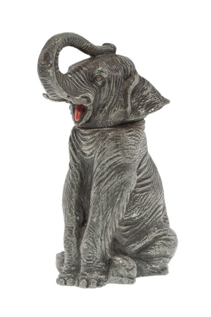 Feuerzeug, Lighter sitzender Elefant ca 1920-1930 – Bild 2