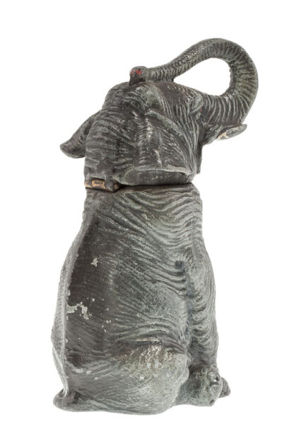 Feuerzeug, Lighter sitzender Elefant ca 1920-1930 – Bild 6