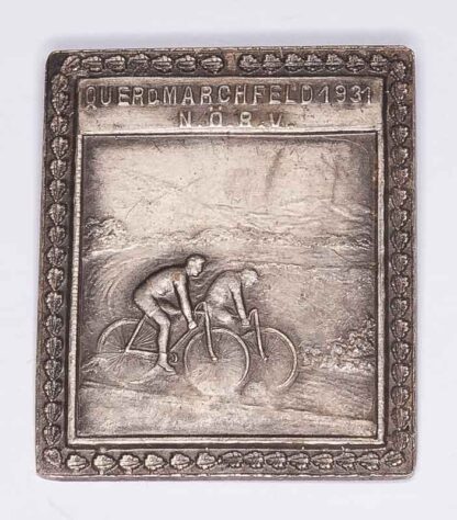 RADFAHRER Abzeichen Quer d. Marchfeld 1931 NÖRV – Bild 2