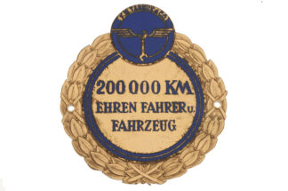 Plakette TARBUK&CO 200.000 Km Ehren Fahrer u. Fahrzeug