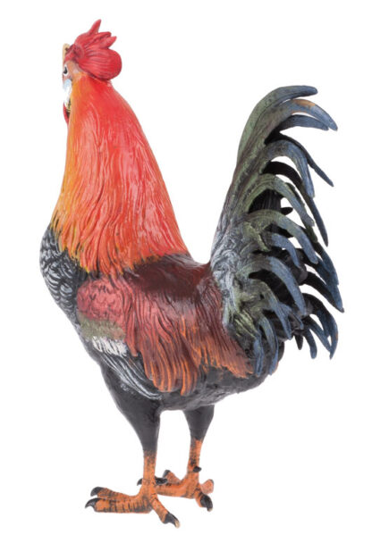 BERGMANN BRONZEFIGUR  grosser Hahn, Höhe 17,5cm – Bild 4