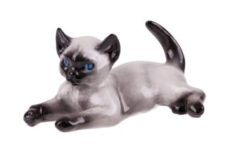 Rosenthal liegende Siam Katze Fritz Heidenreich
