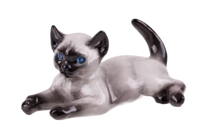 Rosenthal liegende Siam Katze Fritz Heidenreich