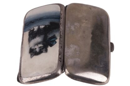 Zigarettendose Tabatiere mit Katzenmotiv ca 1920-1930 – Bild 5