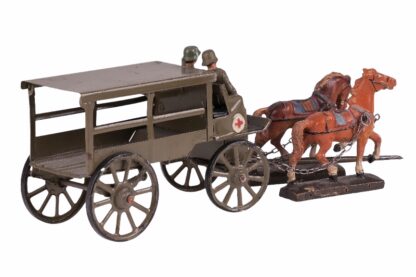 LINEOL Sanitätskutsche + 5 Sanitätsfiguren – Bild 4
