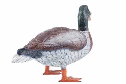 Bronzefigur Entenvögel Erpel und Ente 23,5 und 27 cm Länge – Bild 3