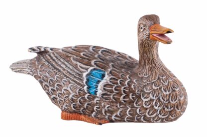 Bronzefigur Entenvögel Erpel und Ente 23,5 und 27 cm Länge – Bild 5