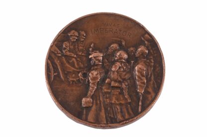 Bronzene Medaille Kaiser 1848 Franciscus Jos I Imp Et Rex 1898 – Bild 2