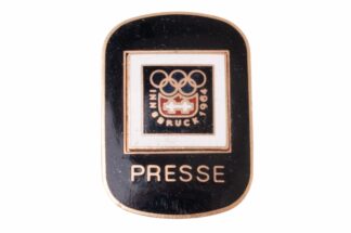OLYMPIA Abzeichen Badge Pin Innsbruck 1964 Presse