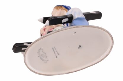 Goldscheider Skifahrerpaar