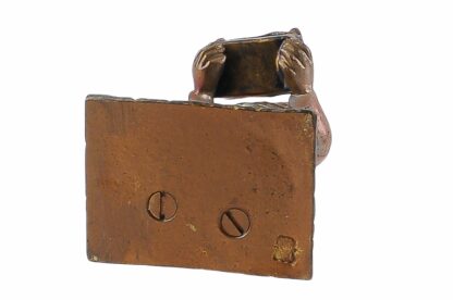 Bronze Figur Bergmann Junge orientale mit Schmuckkiste1