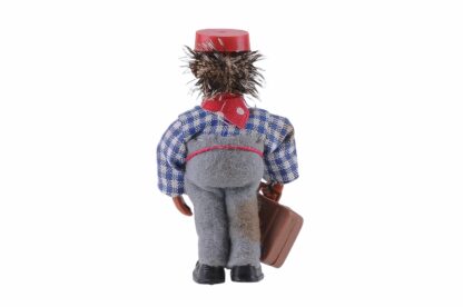 Figur mit Koffer Peter Mecki (1)