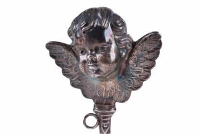 Kinderrassel Child Rattle Silber3