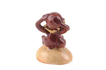 Afrikanischer Ureinwohner Keramik Figur Miniatur Made in Austria4