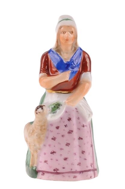 Frau mit Schaf 4