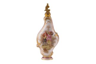 KPM Parfüm Flakon mit Pärchen und Blumen7