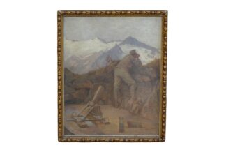 Karl Maria Schuster Gemälde WW1 Isonzo Gebirgsjäger4