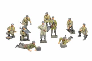 Lineol Duscha WW2 German Paratropp 10 Stück Fallschirmspringer1