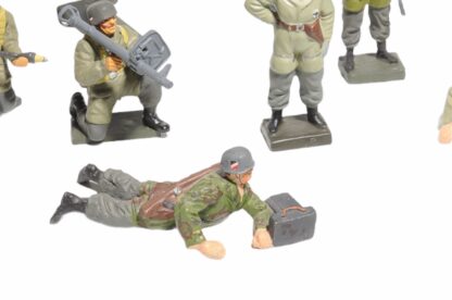 Lineol Duscha WW2 German Paratropp 10 Stück Fallschirmspringer4