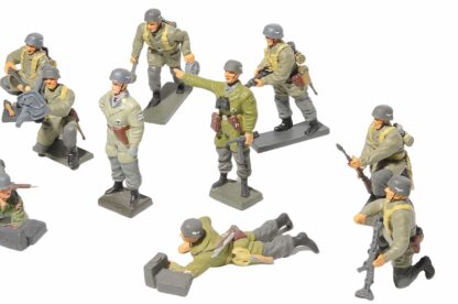 Lineol Duscha WW2 German Paratropp 10 Stück Fallschirmspringer5