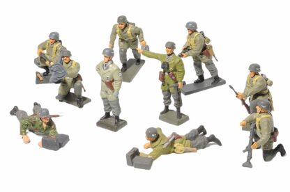 Lineol Duscha WW2 German Paratropp 10 Stück Fallschirmspringer8