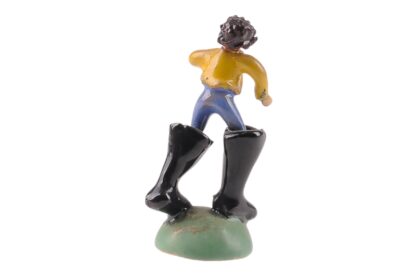 Märchen Mann mit sieben Meilenstiefel Keramik Figur Miniatur Made in Austria2