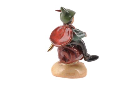 Mann auf Weinfass Keramik Figur Miniatur Made in Austria1
