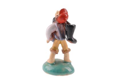 Mann mit Stiefel Keramik Figur Miniatur Made in Austria2