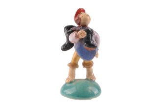 Mann mit Stiefel Keramik Figur Miniatur Made in Austria3
