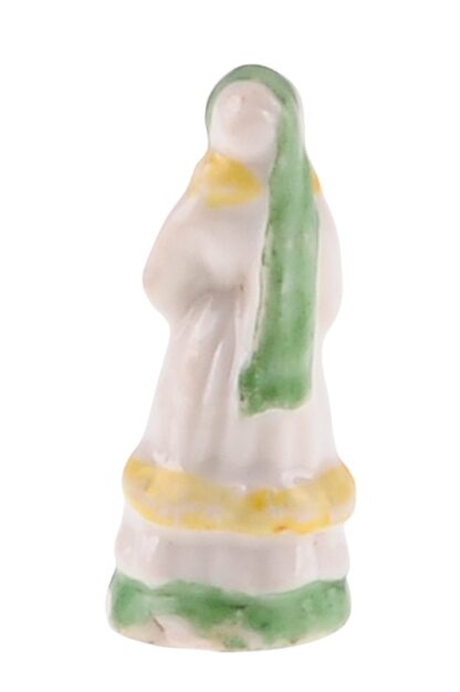 Miniatur Porzellanfigur Frau mit Muff2