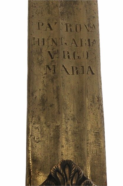 Ungarischer Offiziersäbel mit Klinge "Patrona Hungaria Virgio Maria" – Bild 11