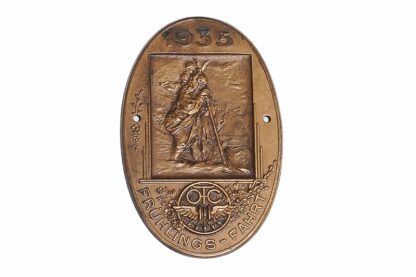 Plakette ÖTC Frühlings-Fahrt 1935 Österreichischer Touring Club 1